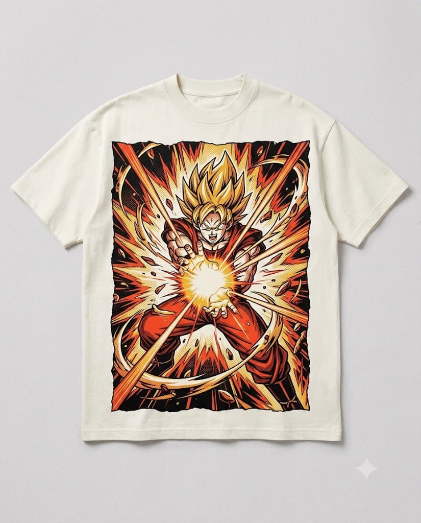 Kamehameha Tee in Bone, front. Nawaweeb Yoko clan